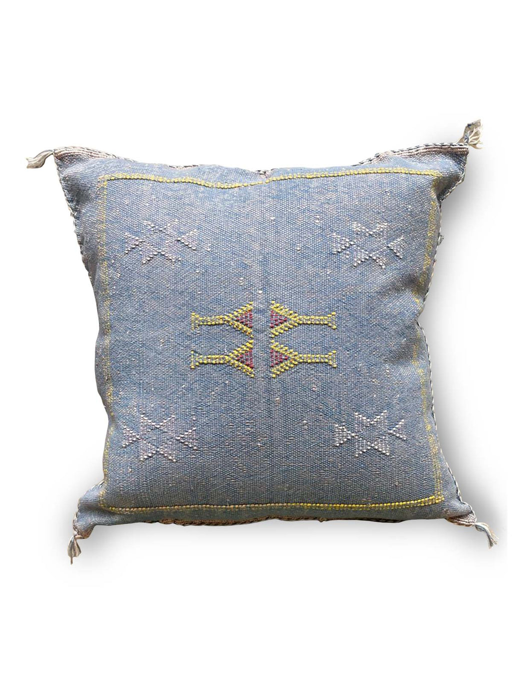 Handmade Moroccan Berber Cushion - Pale Blue (Cover) 49 x 49 cm