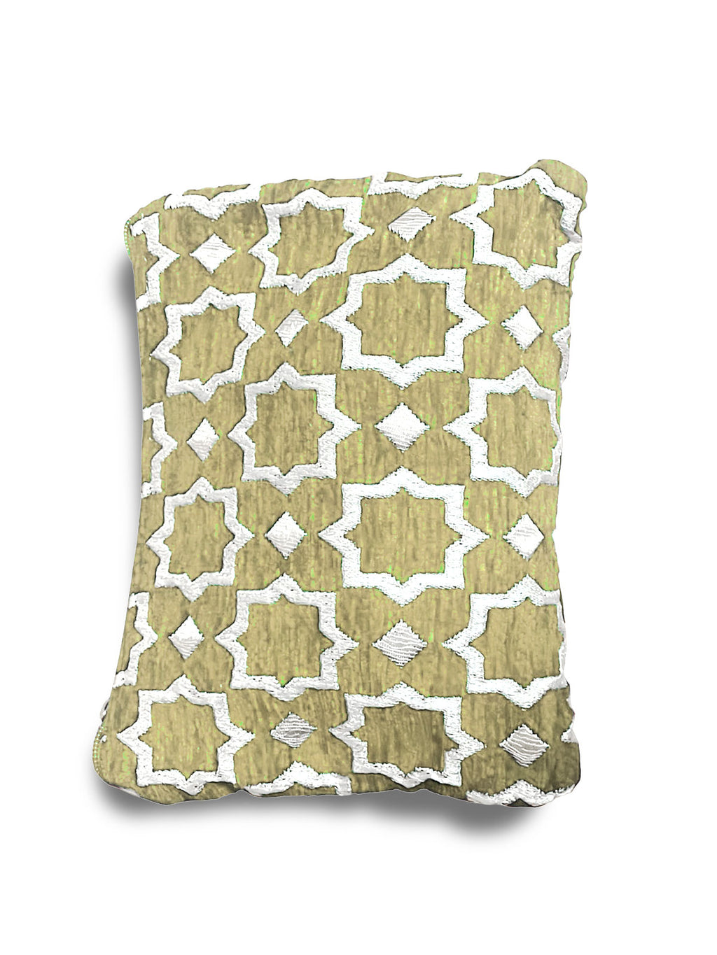 Moroccan Geometric Pattern Clutch Bag in Beige