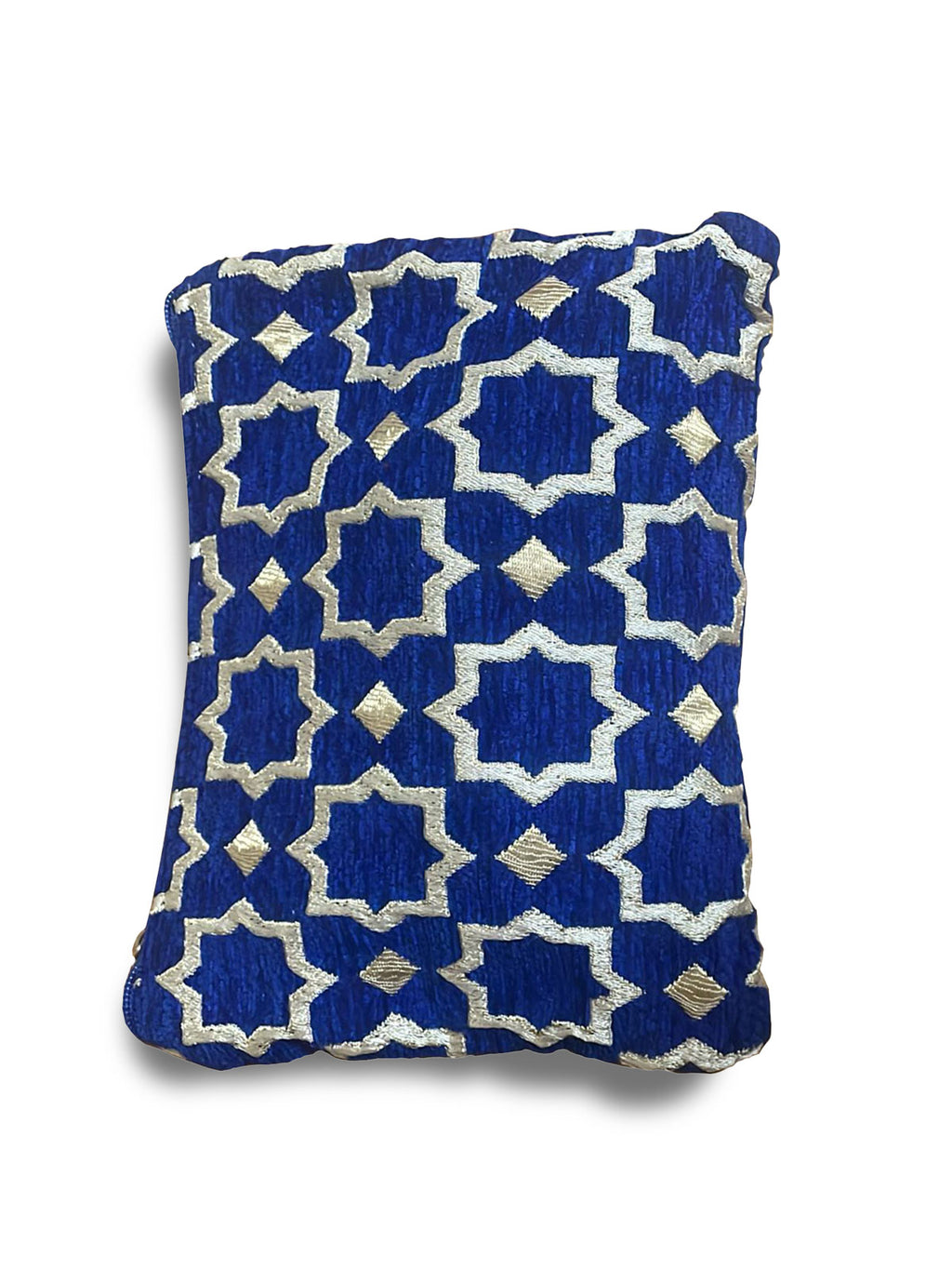 Moroccan Geometric Pattern Clutch Bag in Navy