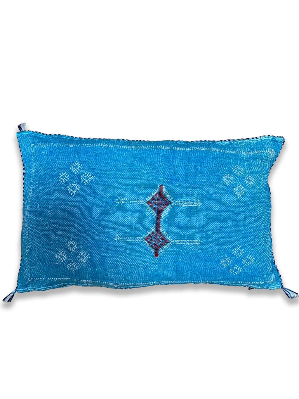 Warda Azure handmade Moroccan Berber Cushion