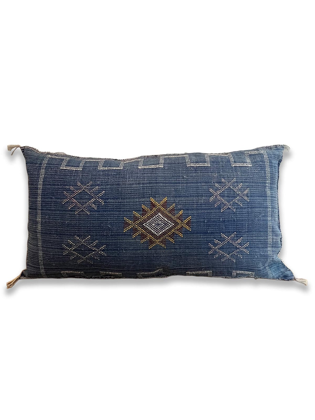 Warda Handmade Moroccan Berber Cushion - Blueberry (Cover) 62 x 42 cm