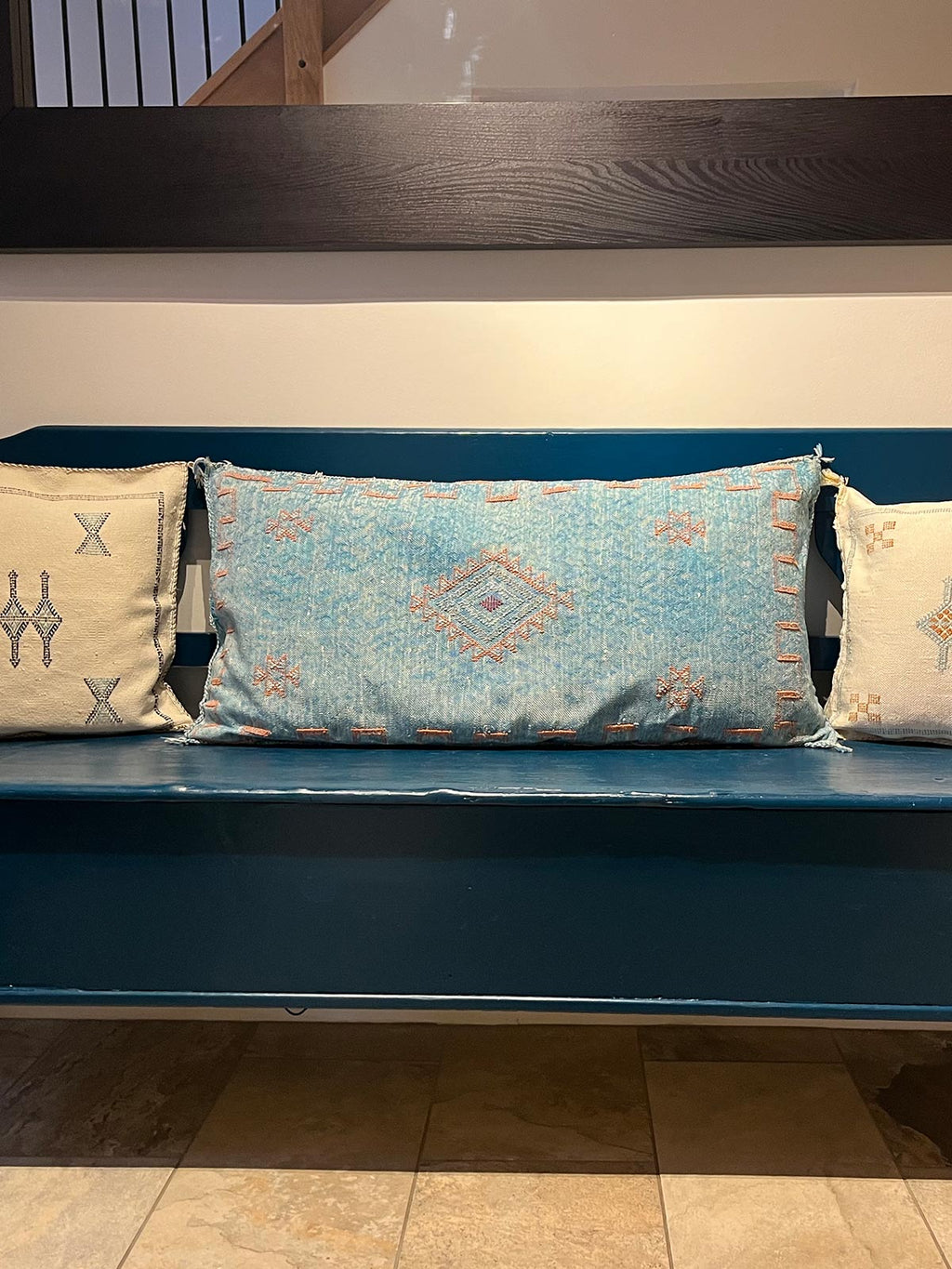 Warda Handmade Moroccan Berber Cushion - Coastline (Cover) 62 x 42 cm