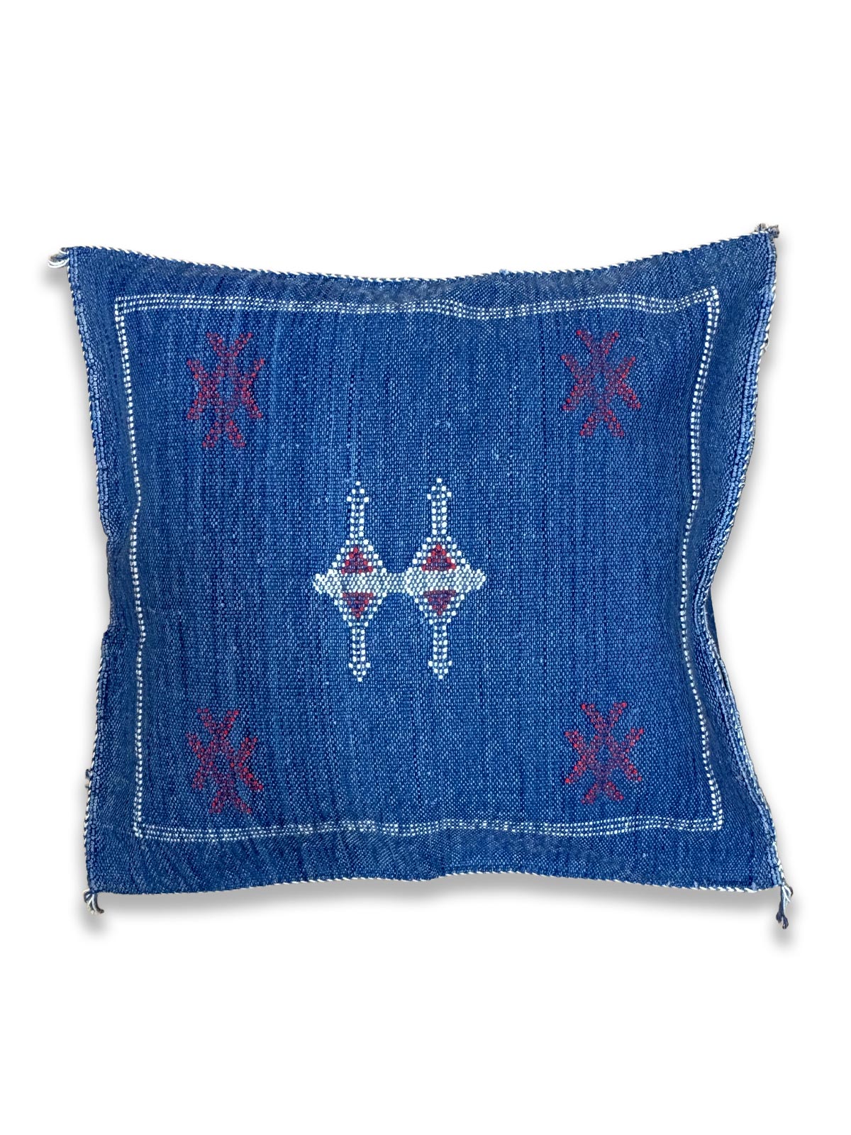 Zanbaq Handmade Moroccan Berber Cushion -Ocean (Cover) 49 x 49 cm