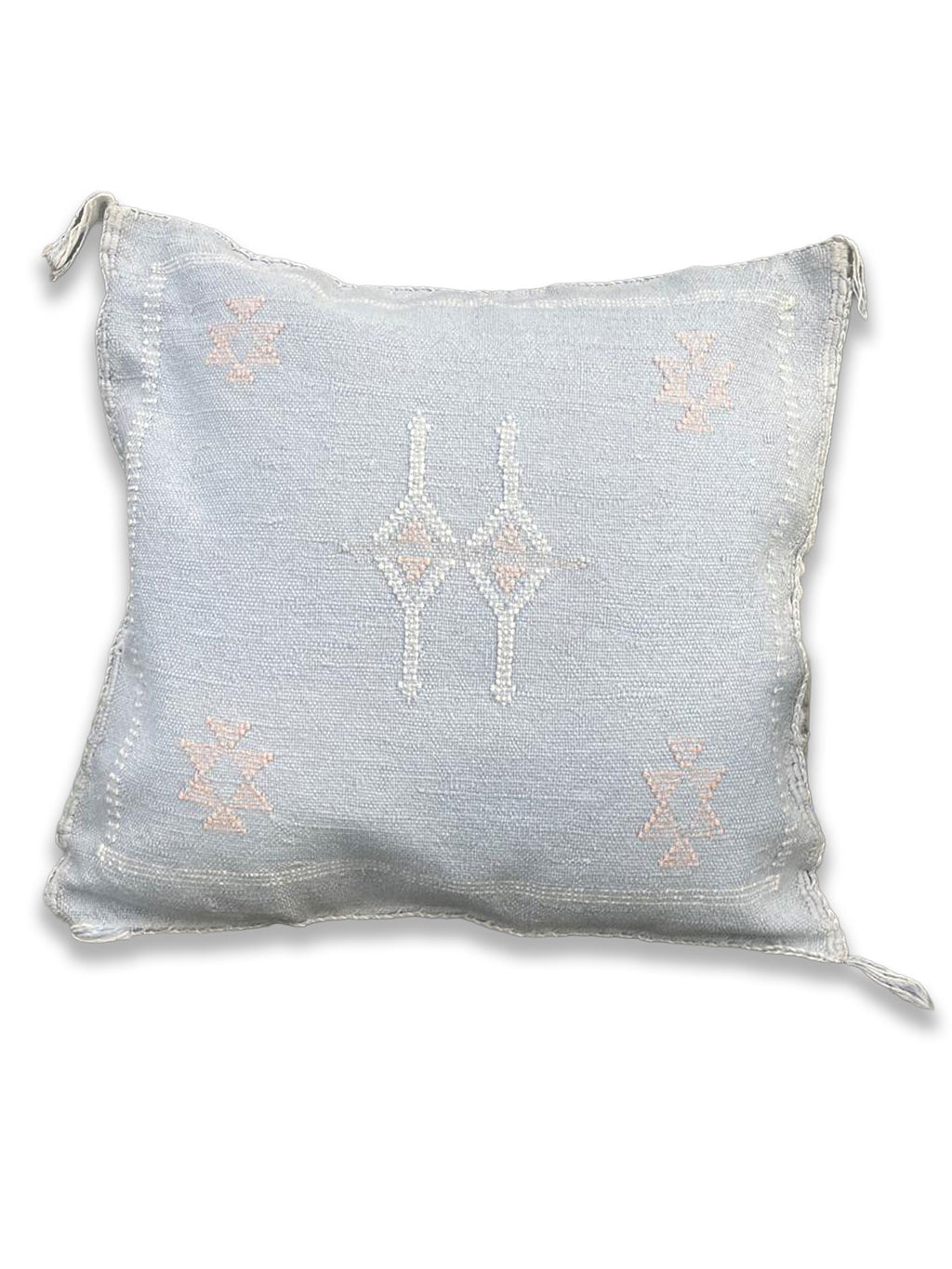 Zanbaq Handmade Moroccan Berber Cushion - Sky Blue (Cover) 49 x 49 cm